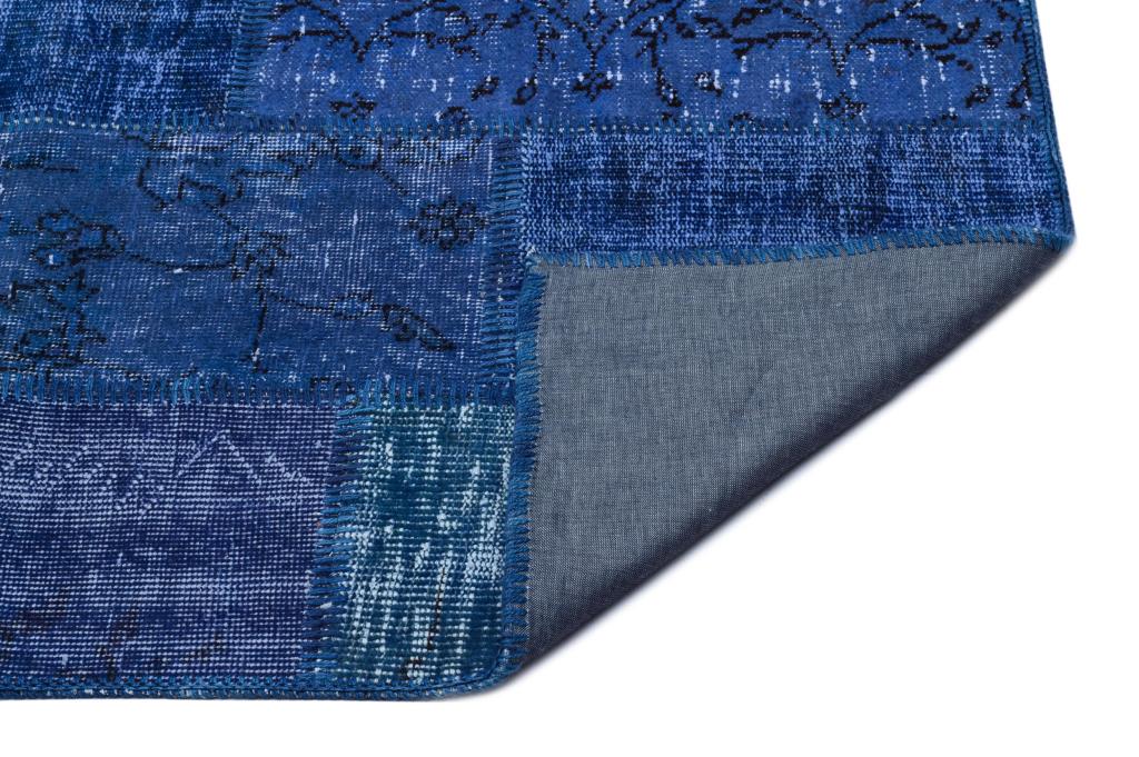 Apex Patchwork Halı Mavi 26062 80 x 150 cm