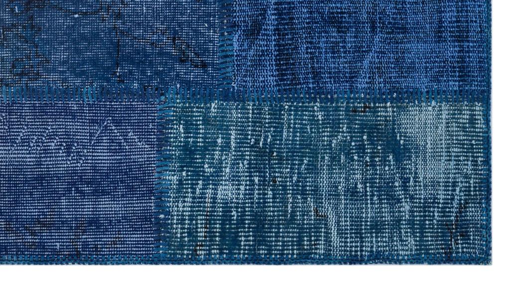 Apex Patchwork Halı Mavi 26062 80 x 150 cm