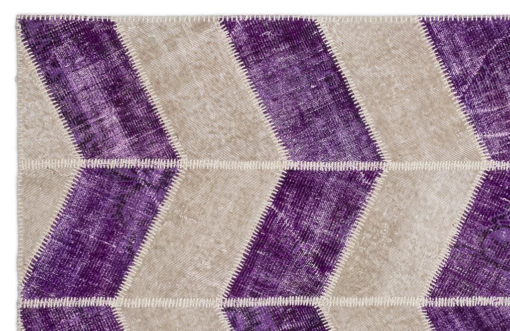 Apex Patchwork Halı Mor 2024 160 x 230 cm