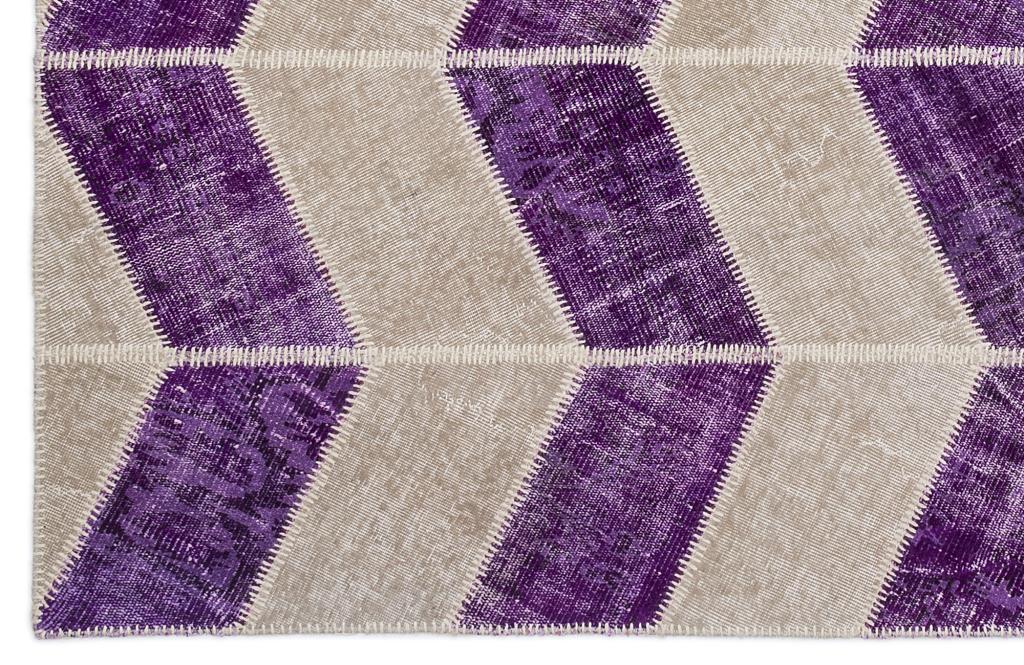 Apex Patchwork Halı Mor 2024 160 x 230 cm