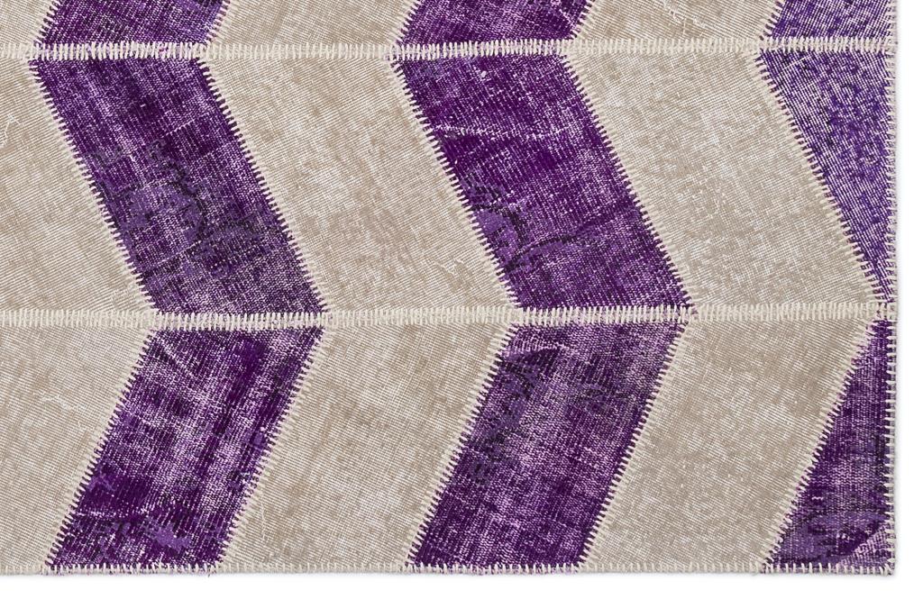 Apex Patchwork Halı Mor 2024 160 x 230 cm