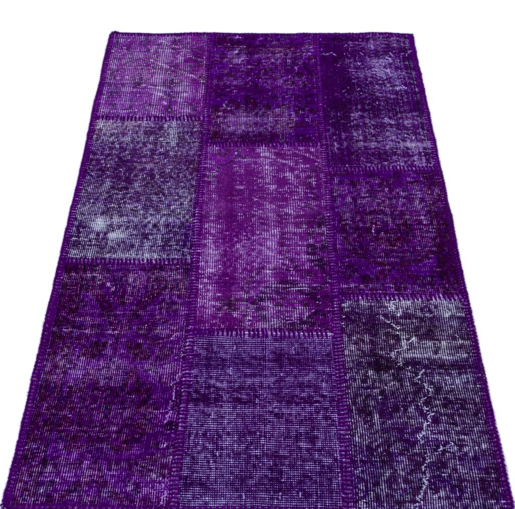 Apex Patchwork Halı Mor 25888 80 x 150 cm