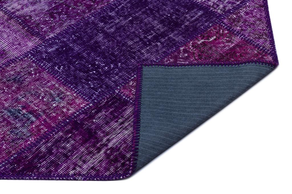 Apex Patchwork Halı Mor 25927 80 x 150 cm