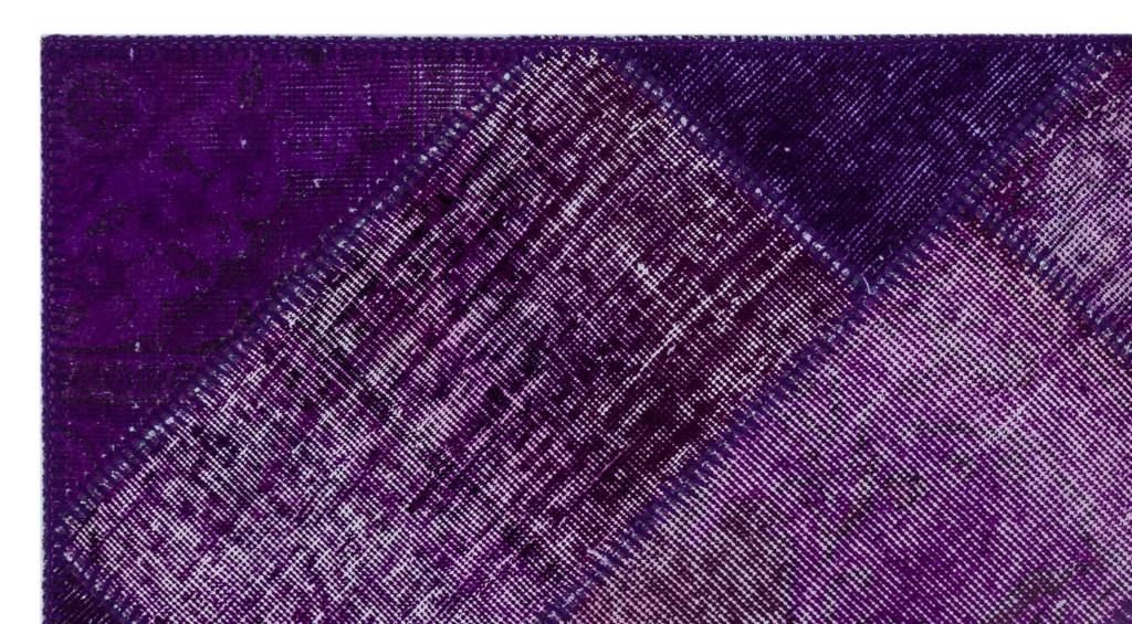 Apex Patchwork Halı Mor 25927 80 x 150 cm