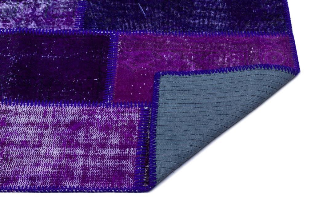 Apex Patchwork Halı Mor 25948 80 x 150 cm