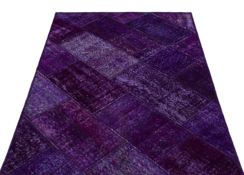 Apex Patchwork Halı Mor 26716 120 x 180 cm