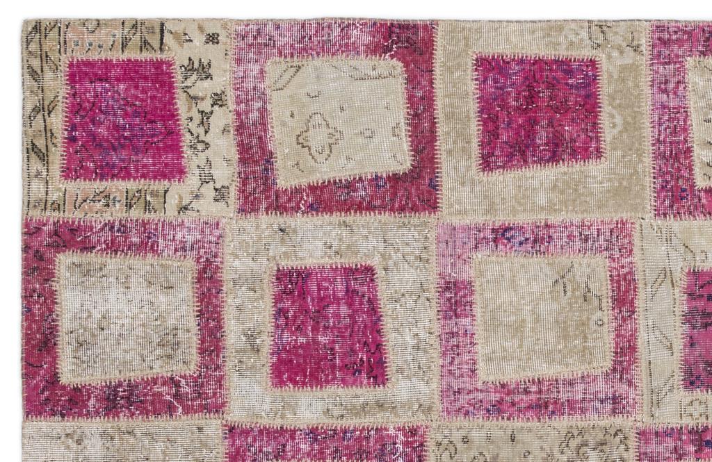 Apex Patchwork Halı Pembe 2022 160 x 230 cm