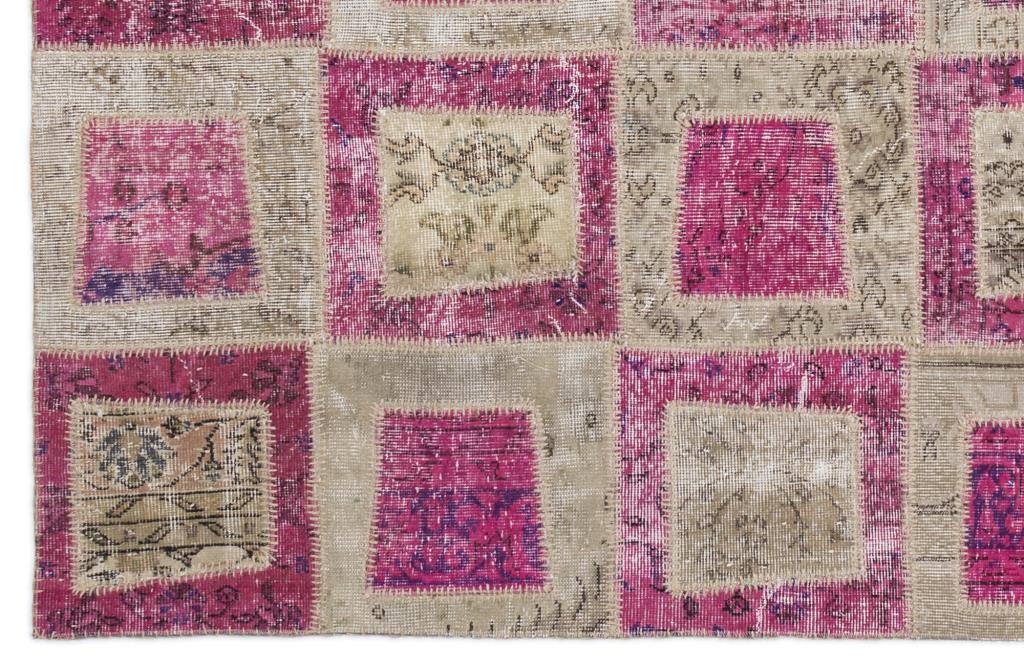 Apex Patchwork Halı Pembe 2022 160 x 230 cm