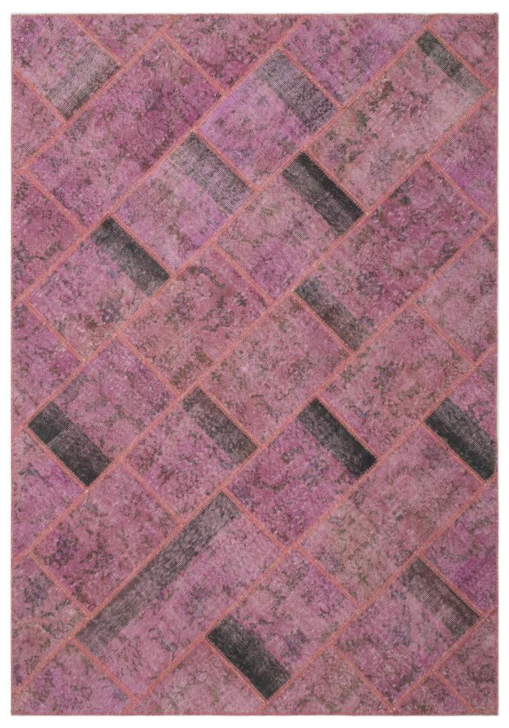 Apex Patchwork Halı Pembe 21576 160 x 233 cm
