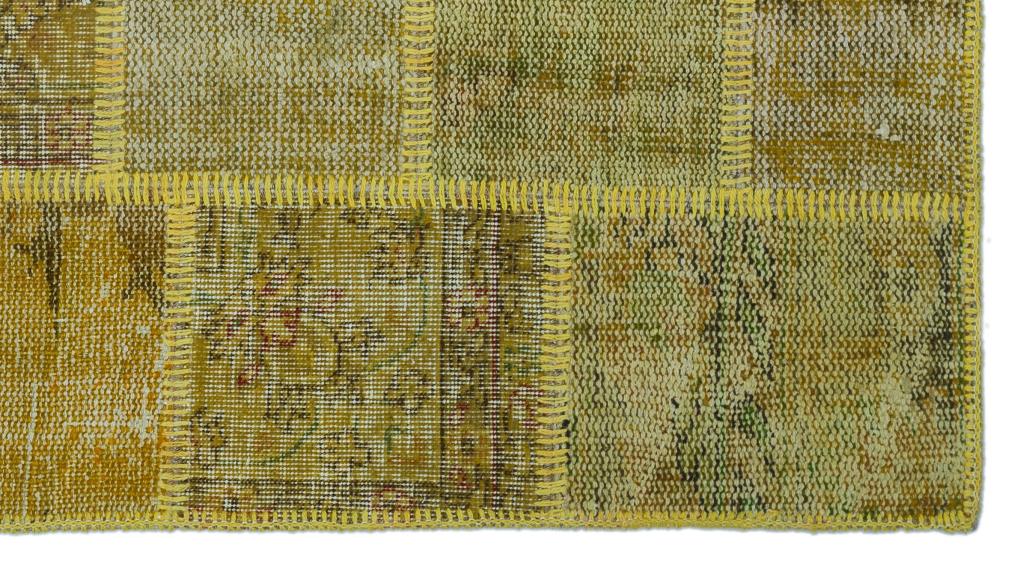 Apex Patchwork Halı Sarı 25884 80 x 150 cm