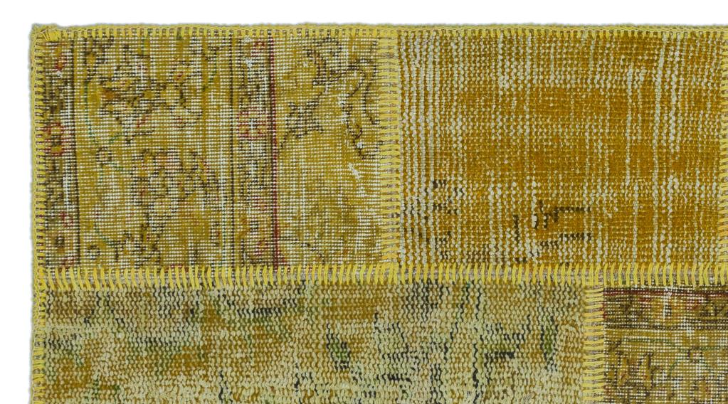 Apex Patchwork Halı Sarı 25884 80 x 150 cm