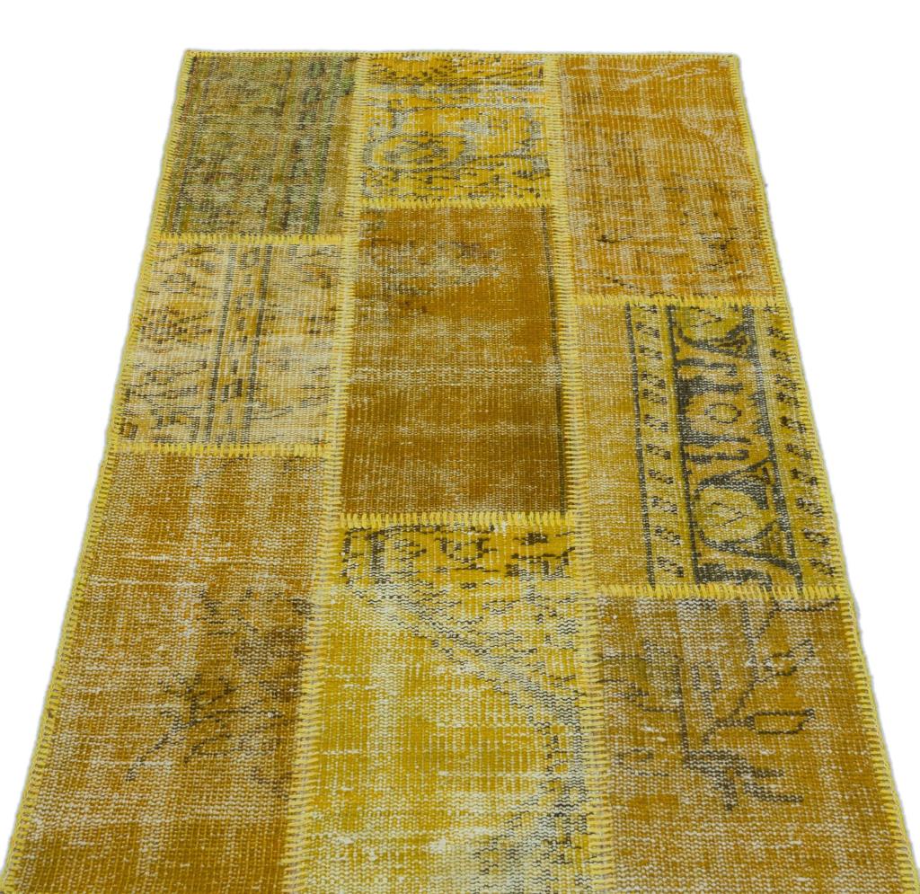 Apex Patchwork Halı Sarı 26163 80 x 150 cm