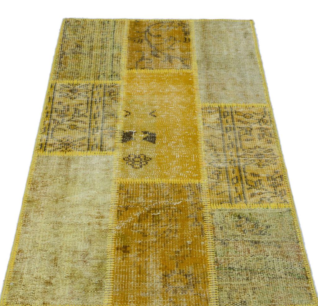 Apex Patchwork Halı Sarı 26188 80 x 150 cm