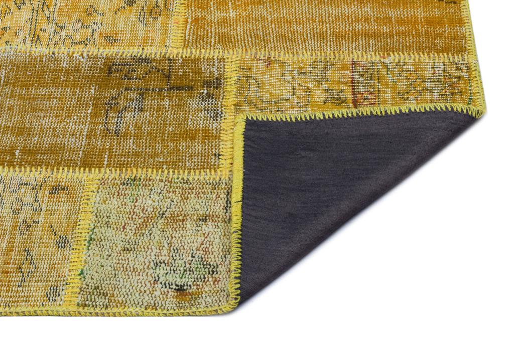 Apex Patchwork Halı Sarı 26199 80 x 150 cm