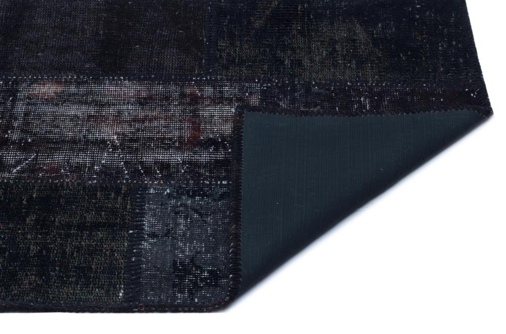 Apex Patchwork Halı Siyah 24753 80 x 150 cm
