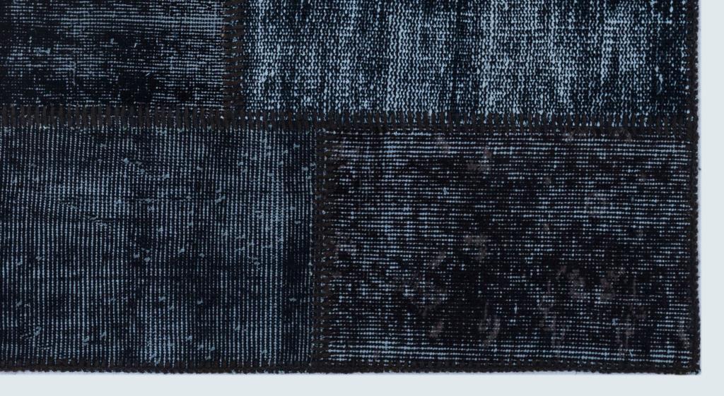 Apex Patchwork Halı Siyah 25925 80 x 150 cm