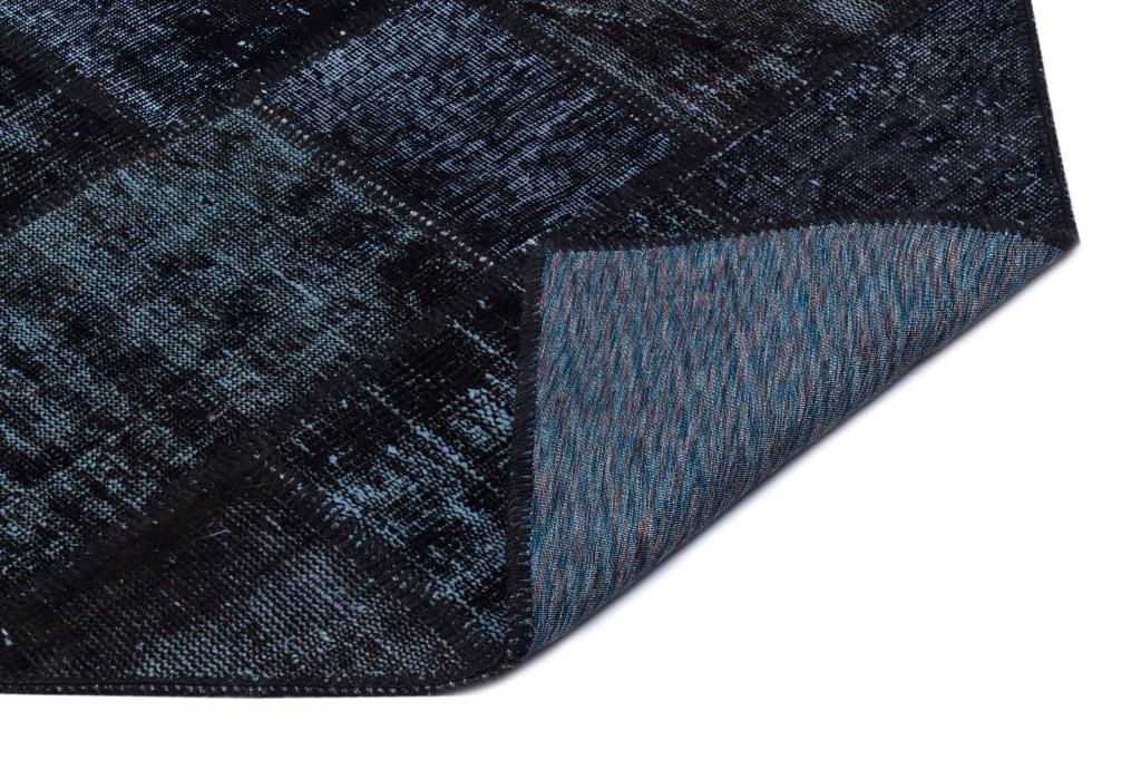 Apex Patchwork Halı Siyah 26099 80 x 150 cm