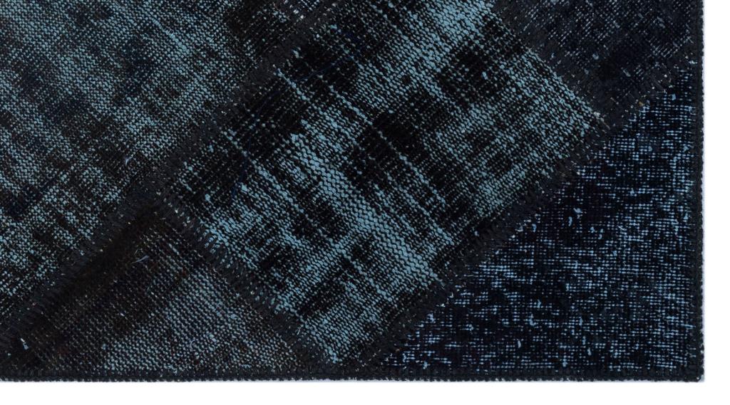 Apex Patchwork Halı Siyah 26099 80 x 150 cm