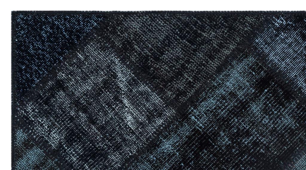 Apex Patchwork Halı Siyah 26099 80 x 150 cm