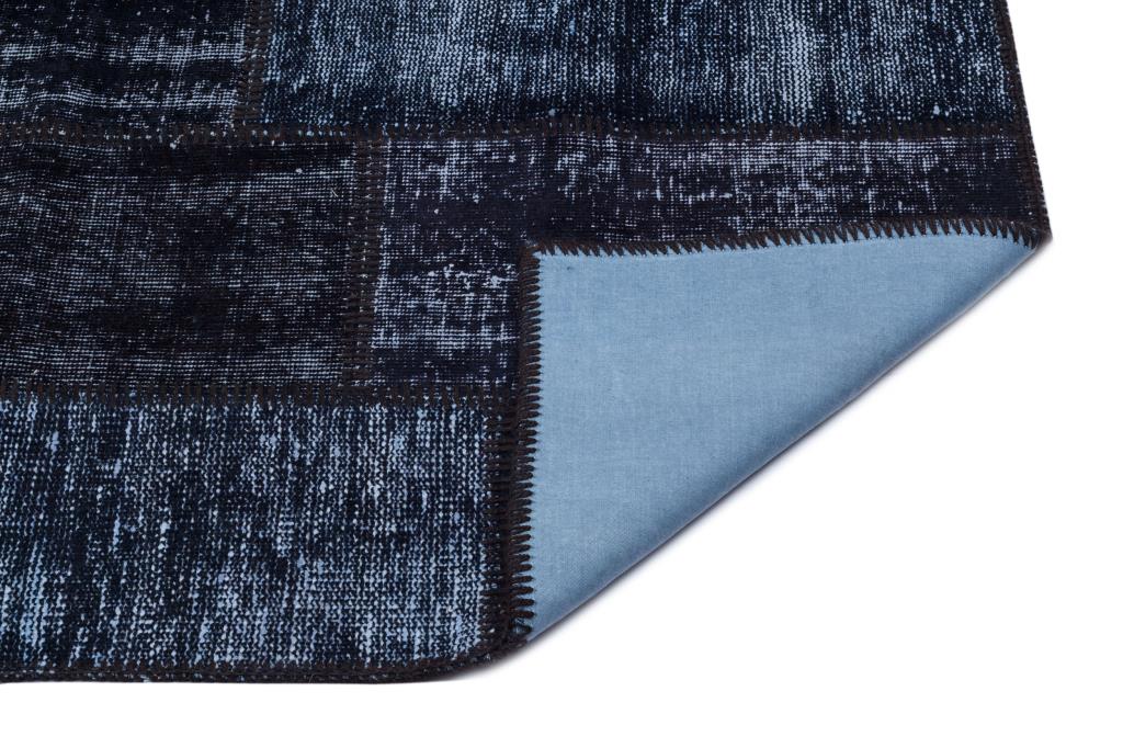 Apex Patchwork Halı Siyah 26131 80 x 150 cm
