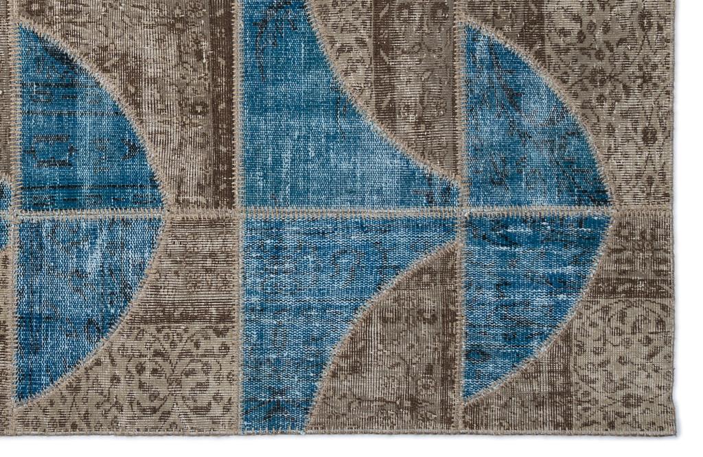 Apex Patchwork Halı Turkuaz 2090 160 x 230 cm