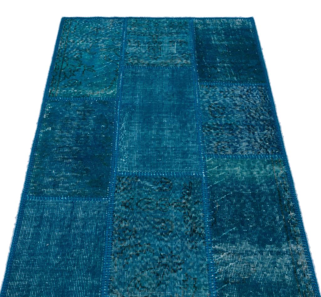 Apex Patchwork Halı Turkuaz 21327 82 x 151 cm