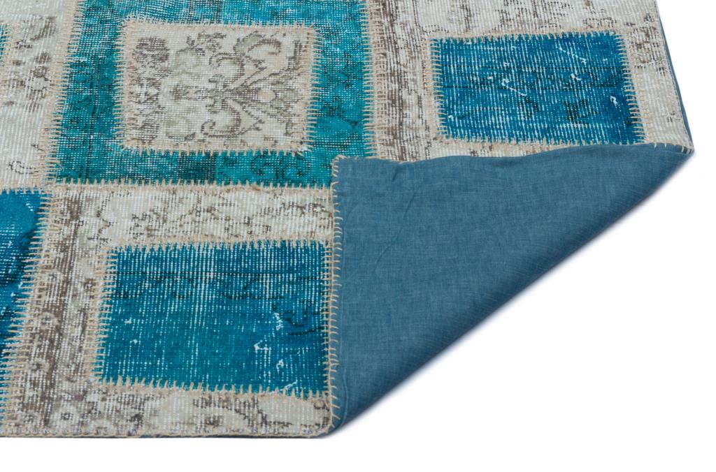 Apex Patchwork Halı Turkuaz 24909 160 x 238 cm