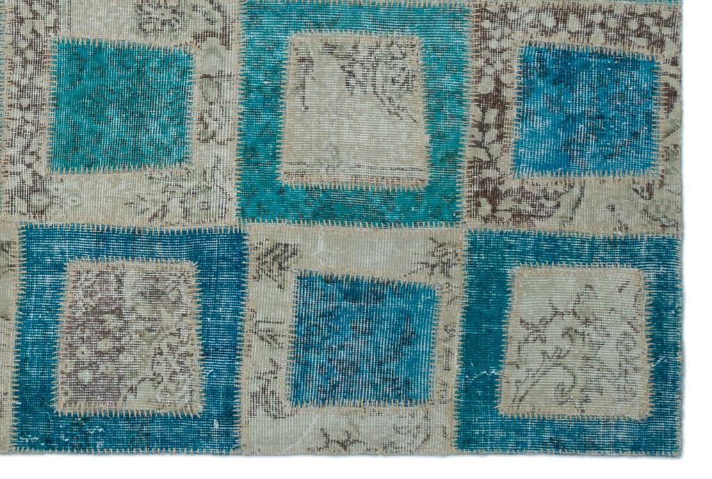 Apex Patchwork Halı Turkuaz 24909 160 x 238 cm