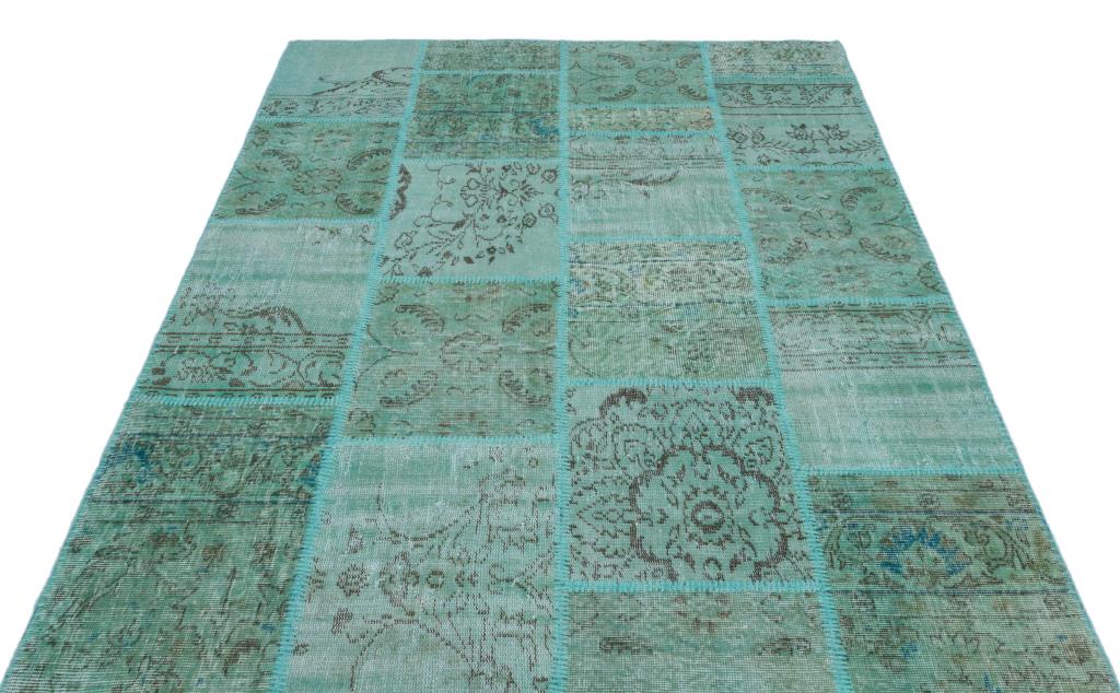 Apex Patchwork Halı Turkuaz 24989 160 x 230 cm