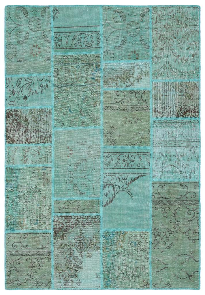 Apex Patchwork Halı Turkuaz 24991 160 x 230 cm