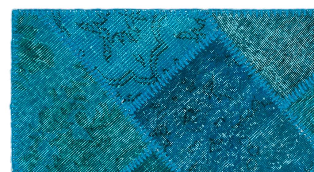 Apex Patchwork Halı Turkuaz 25065 80 x 150 cm
