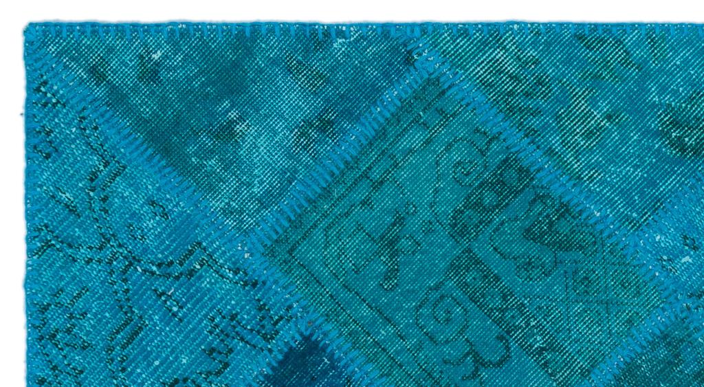 Apex Patchwork Halı Turkuaz 25072 80 x 150 cm
