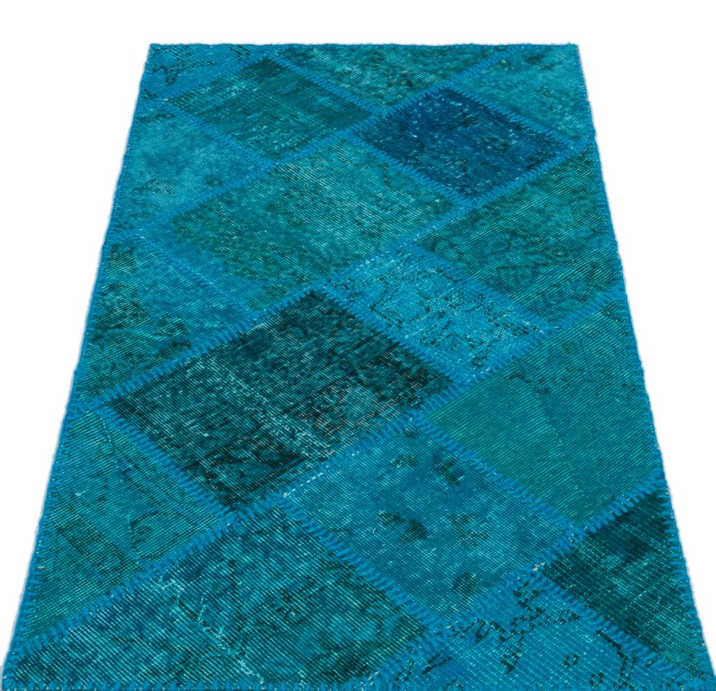 Apex Patchwork Halı Turkuaz 25075 80 x 150 cm