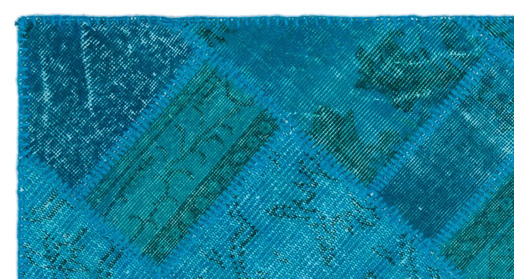 Apex Patchwork Halı Turkuaz 25076 80 x 150 cm