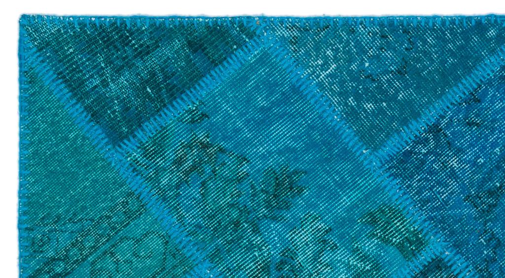Apex Patchwork Halı Turkuaz 25077 80 x 150 cm