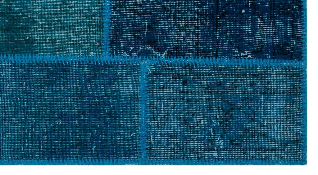 Apex Patchwork Halı Turkuaz 25967 80 x 150 cm