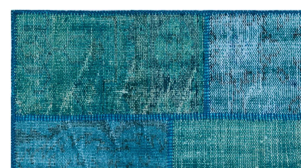 Apex Patchwork Halı Turkuaz 25968 80 x 150 cm