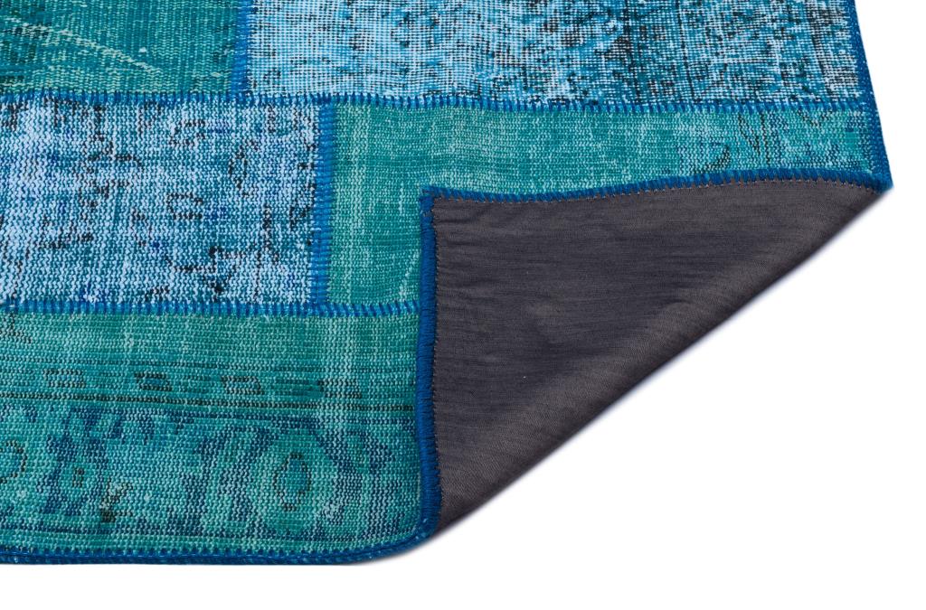 Apex Patchwork Halı Turkuaz 25977 80 x 150 cm