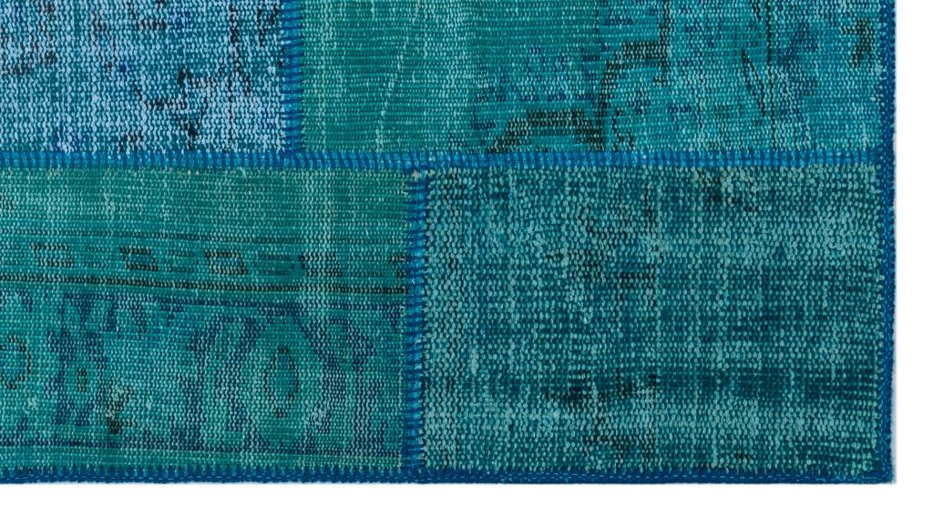 Apex Patchwork Halı Turkuaz 25977 80 x 150 cm