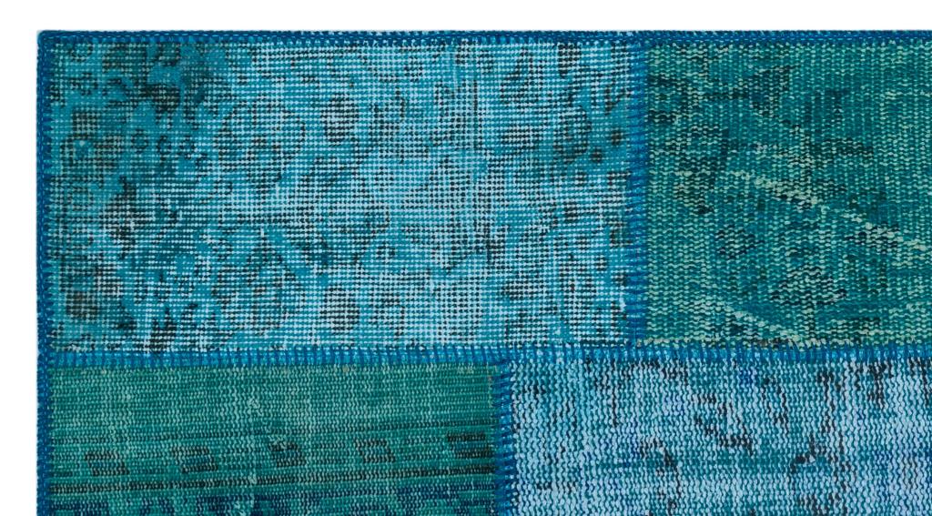 Apex Patchwork Halı Turkuaz 25977 80 x 150 cm