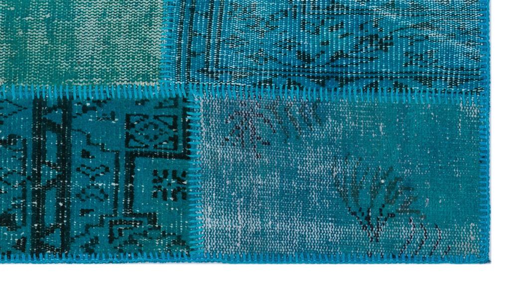 Apex Patchwork Halı Turkuaz 26182 80 x 150 cm