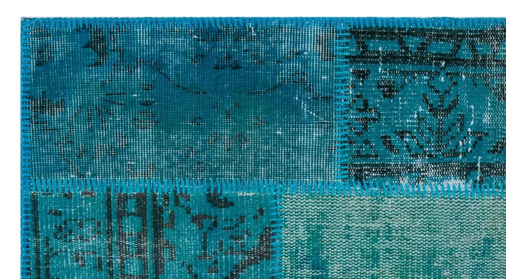 Apex Patchwork Halı Turkuaz 26182 80 x 150 cm