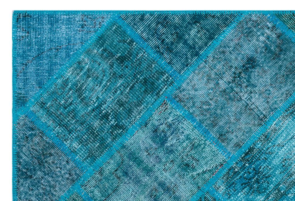 Apex Patchwork Halı Turkuaz 26252 120 x 180 cm
