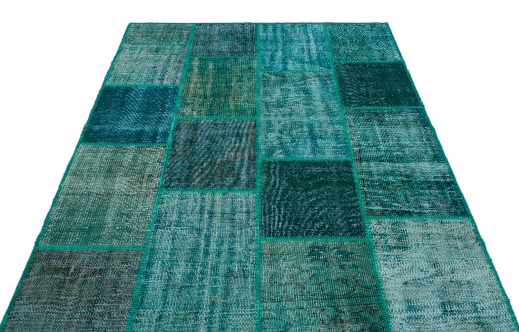 Apex Patchwork Halı Turkuaz 26297 160 x 230 cm