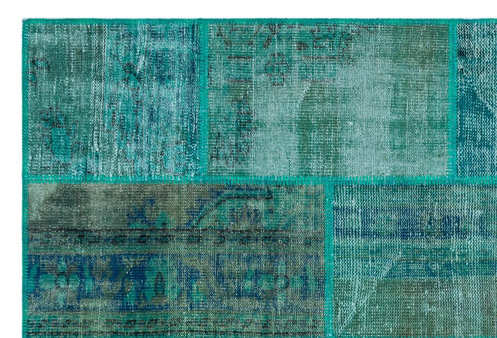Apex Patchwork Halı Turkuaz 26435 156 x 230 cm