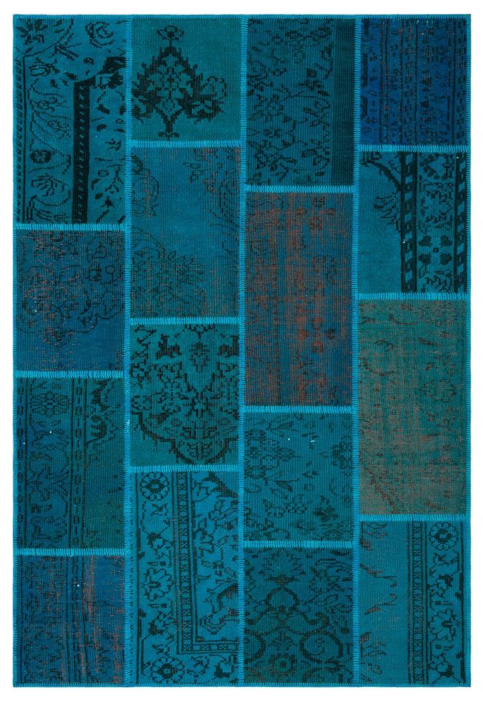 Apex Patchwork Halı Turkuaz 26464 158 x 230 cm