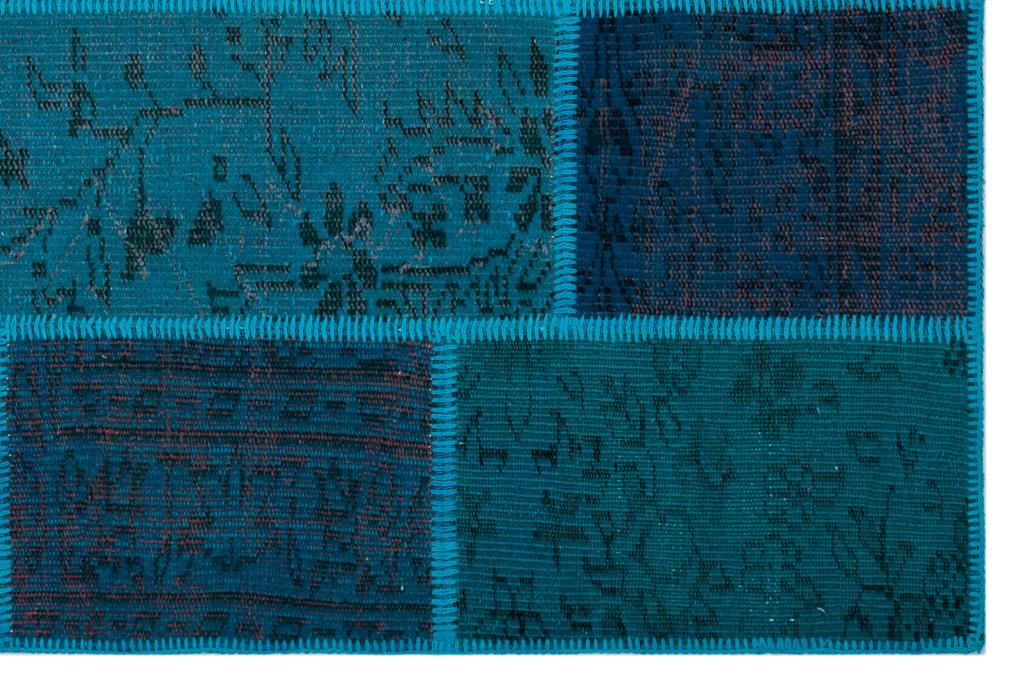 Apex Patchwork Halı Turkuaz 26547 120 x 180 cm