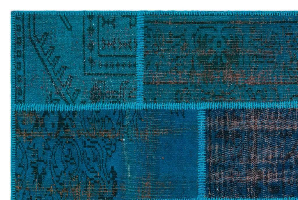 Apex Patchwork Halı Turkuaz 26547 120 x 180 cm