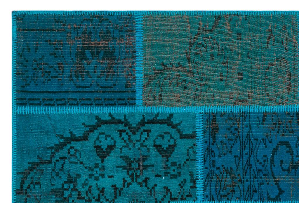 Apex Patchwork Halı Turkuaz 26606 120 x 180 cm