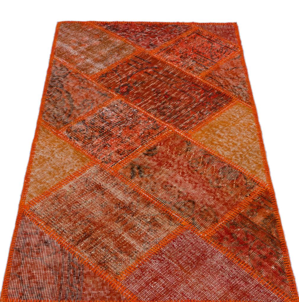 Apex Patchwork Halı Turuncu 25918 80 x 150 cm